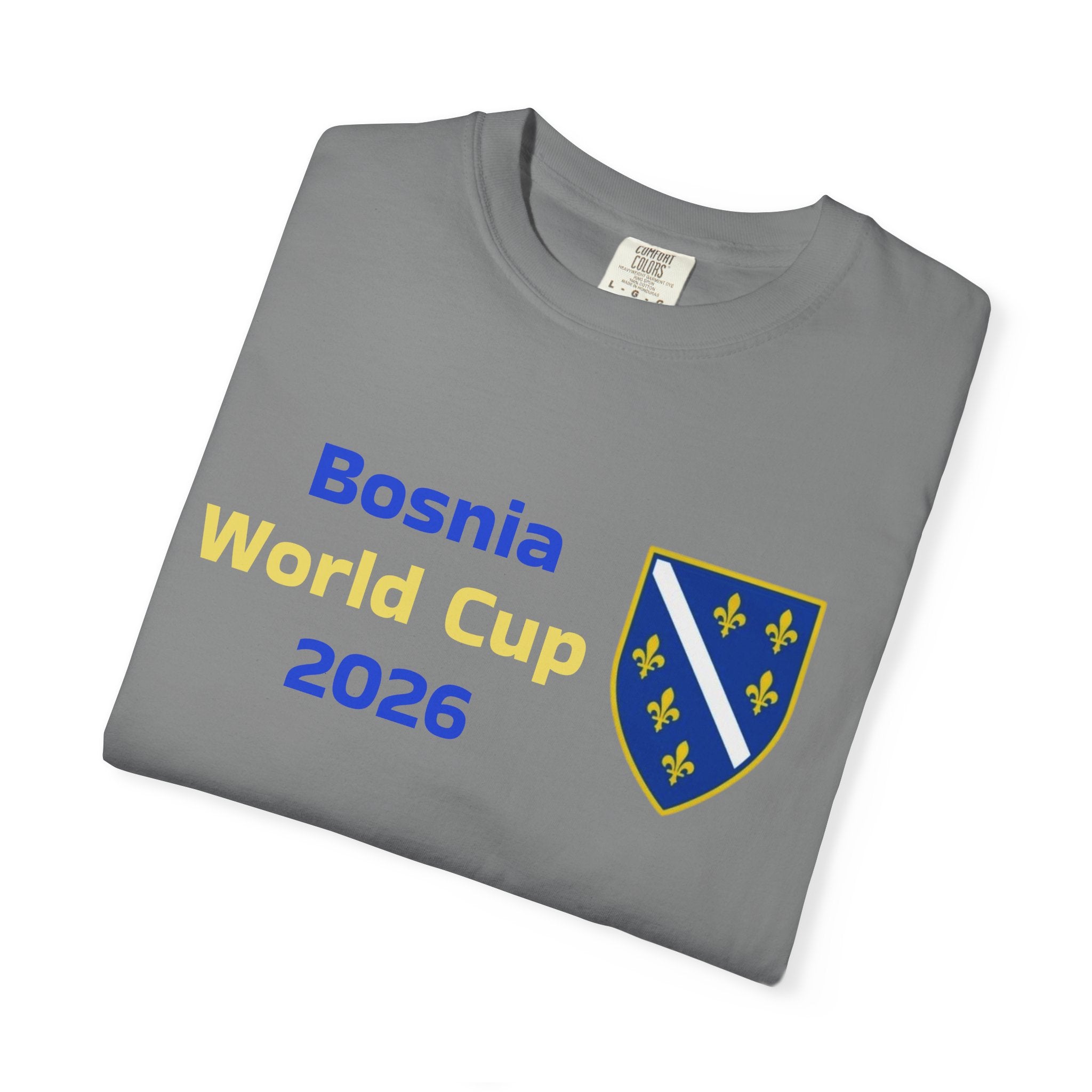 Bosnia World Cup 2026 T-Shirt – Bosnia Crest Soccer Fan Tee