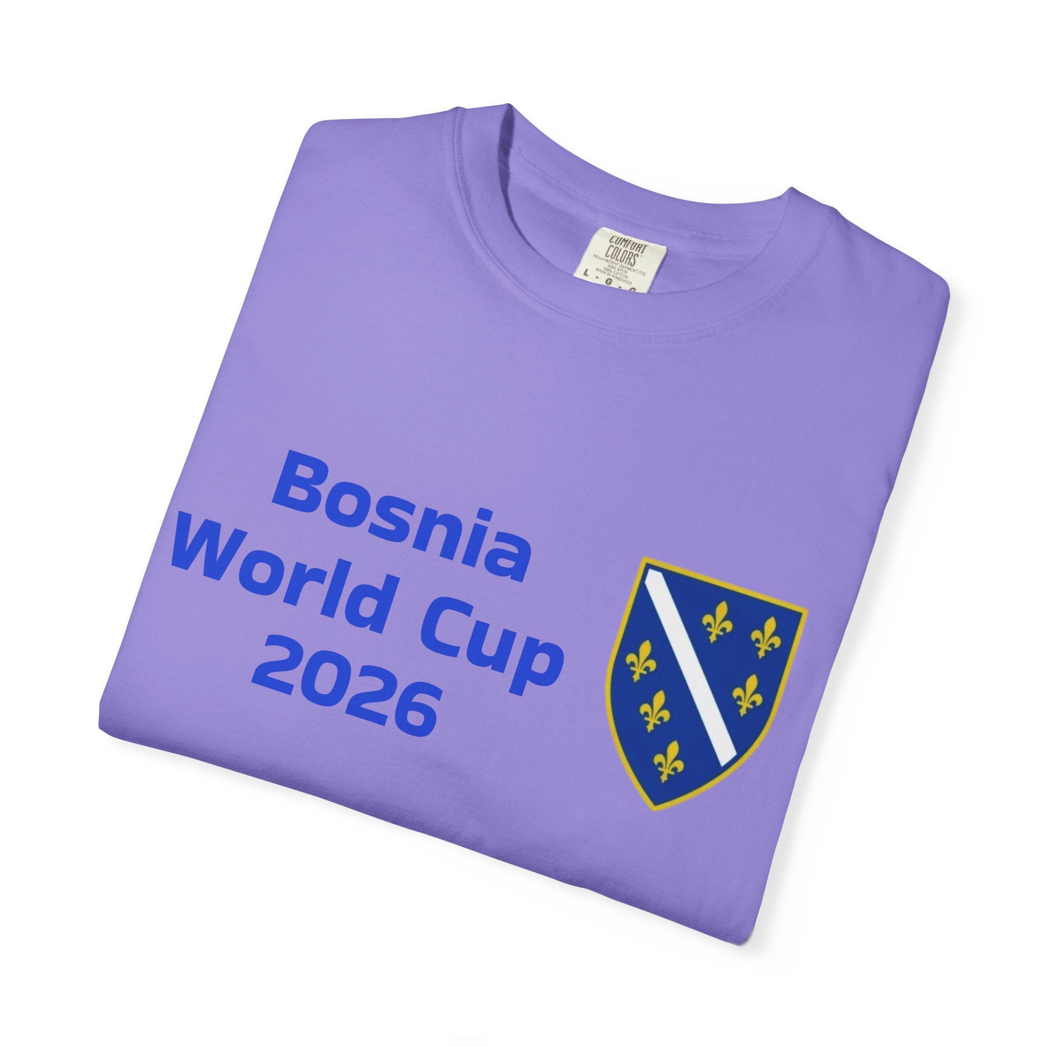 Bosnia World Cup 2026 T-Shirt — Bosnia Crest Soccer Fan Tee
