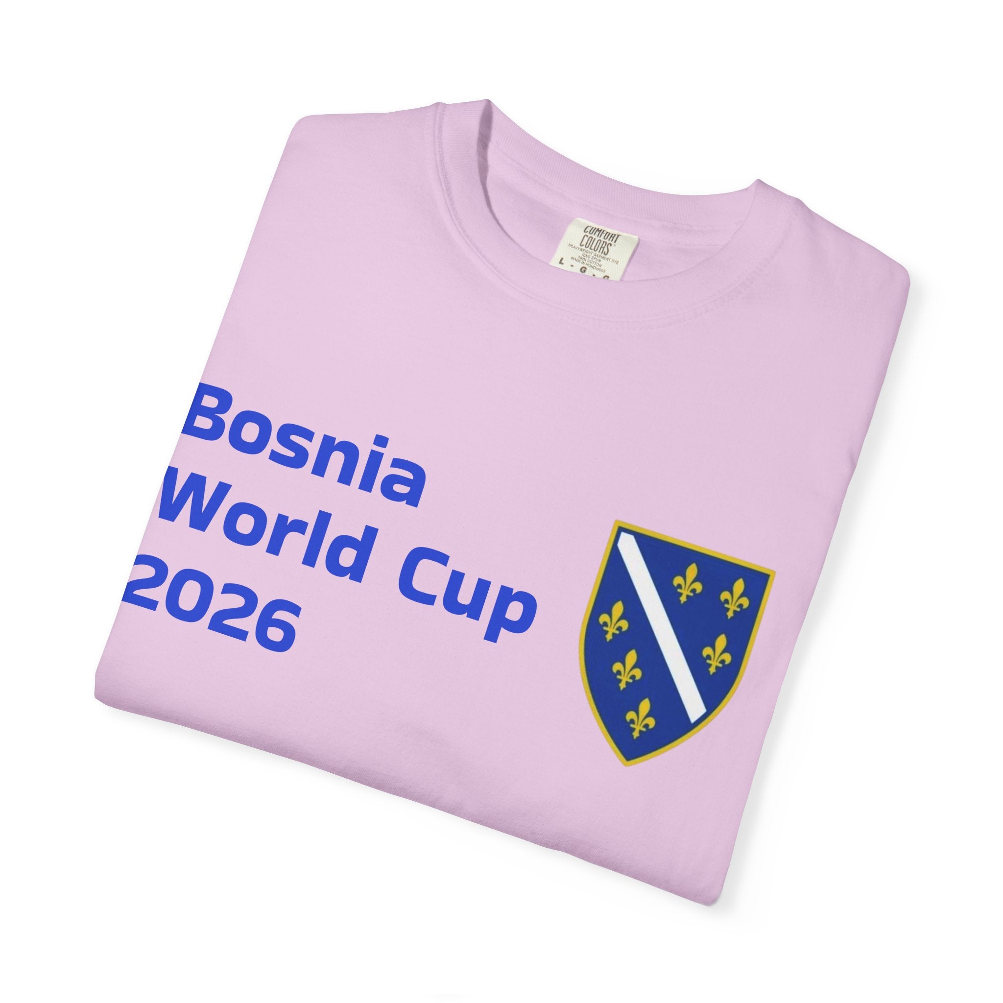 Bosnia World Cup 2026 T-Shirt — Bosnia Crest Soccer Fan Tee