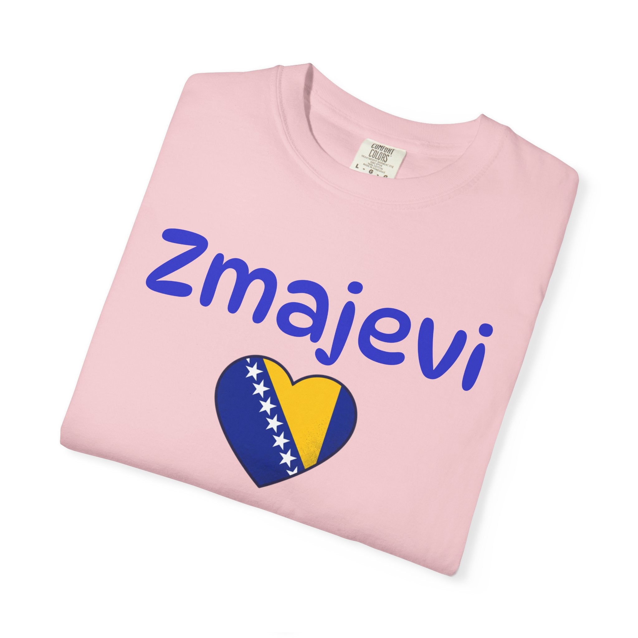 Zmajevi Heart T-Shirt – Bosnian Flag Pride Tee (Balkan Haus)