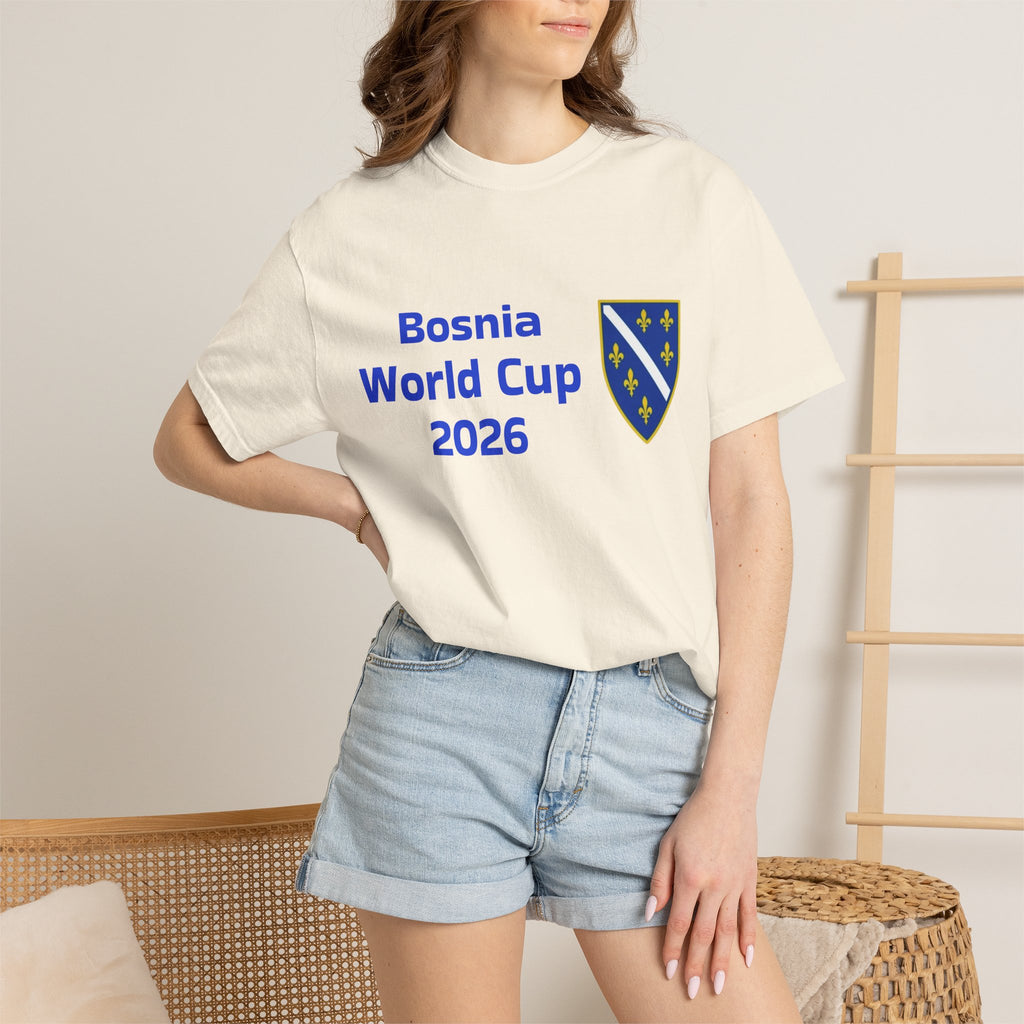 Bosnia World Cup 2026 T-Shirt — Bosnia Crest Soccer Fan Tee