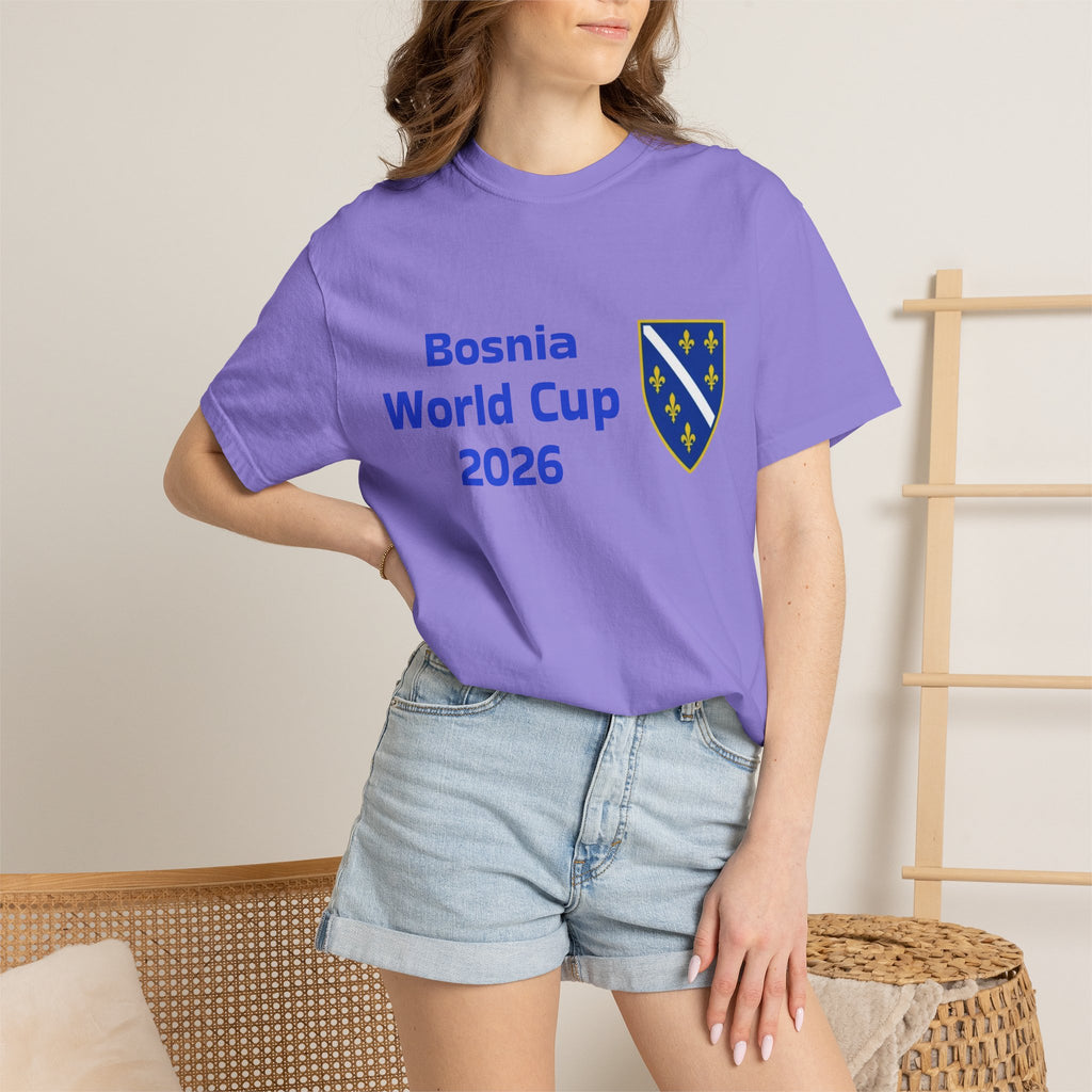 Bosnia World Cup 2026 T-Shirt — Bosnia Crest Soccer Fan Tee