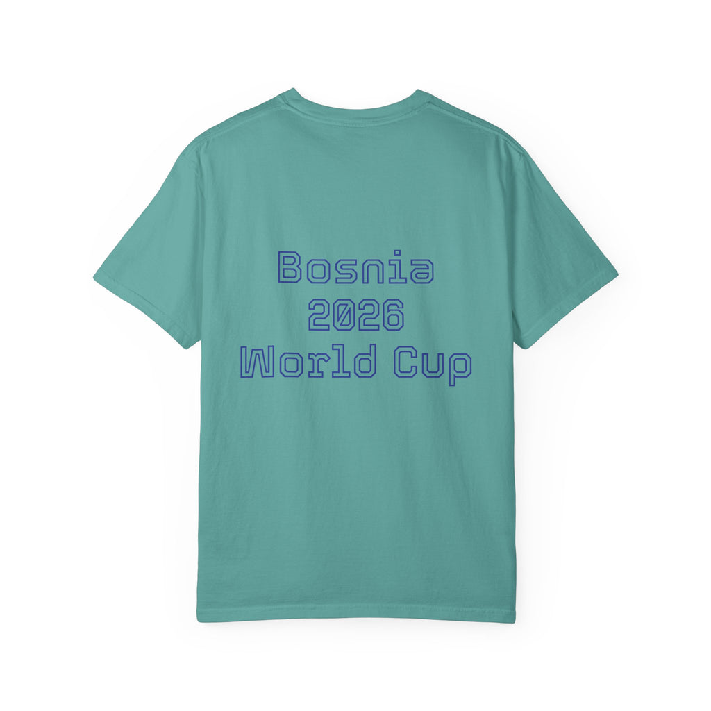 Bosnia 2026 World Cup T-Shirt — Heart Flag Soccer Fan Tee