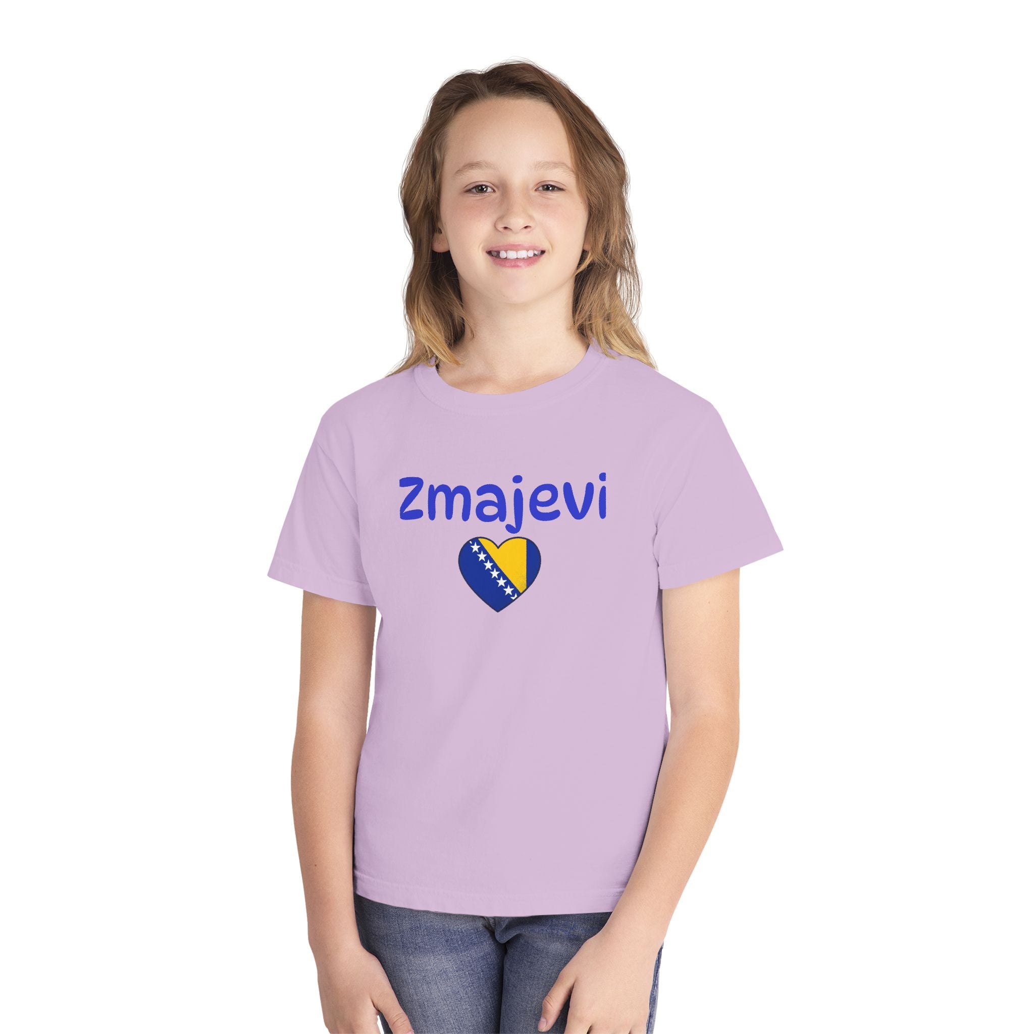 Youth Tee — "Zmajevi" Bosnia Heart Kids T-shirt