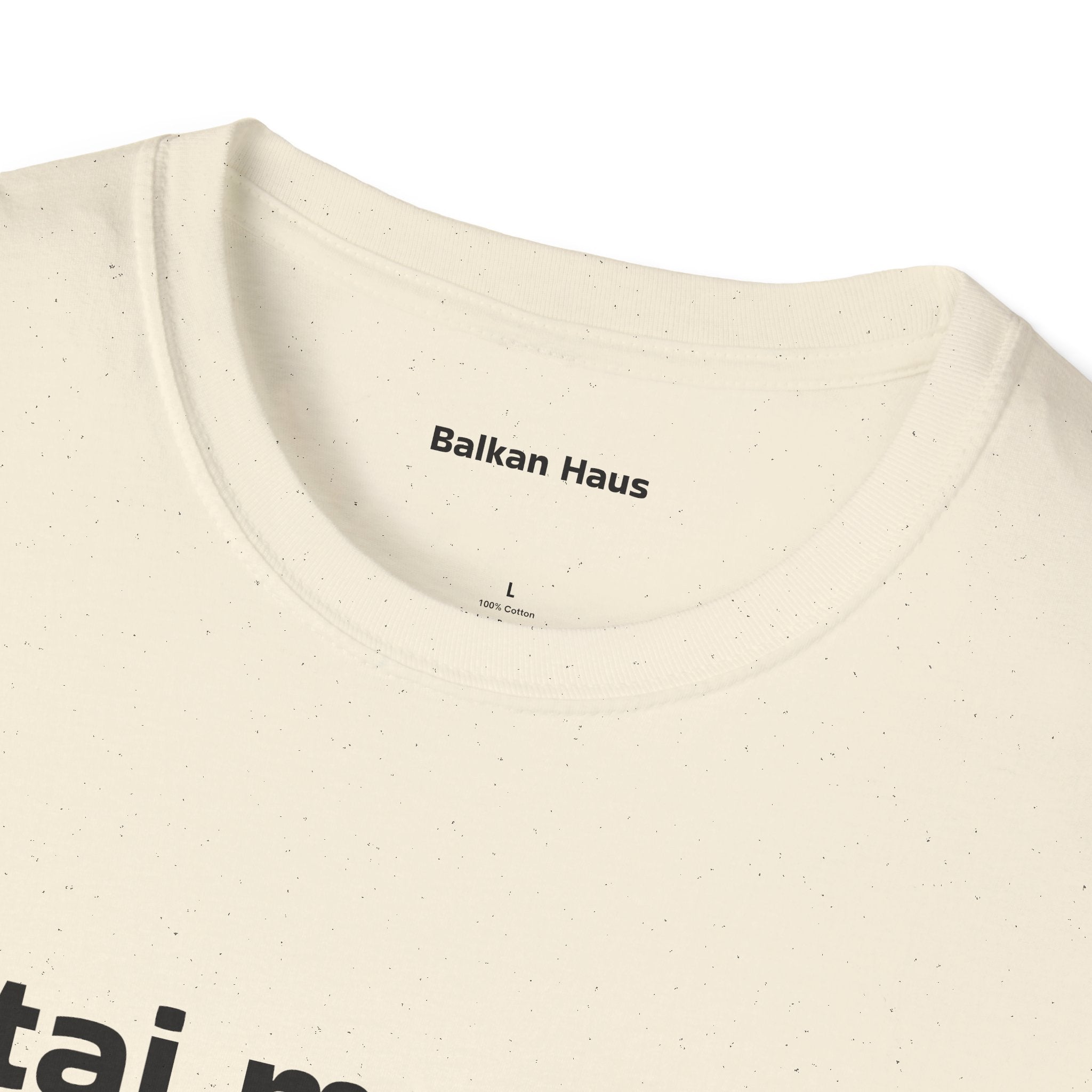 'Giftaj me beboo' Balkan Haus T-Shirt — Funny Bosnian Phrase Tee
