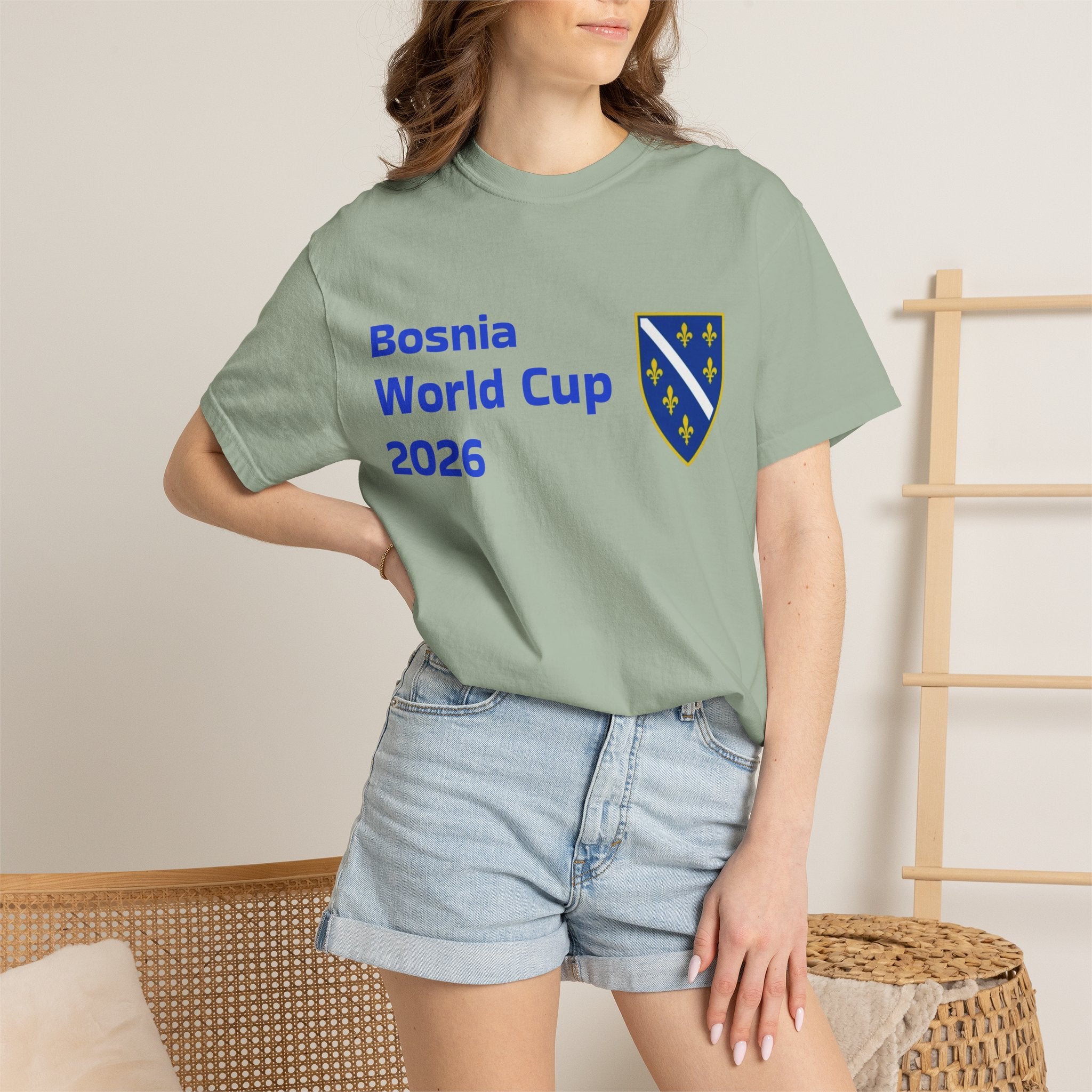 Bosnia World Cup 2026 T-Shirt — Bosnia Crest Soccer Fan Tee