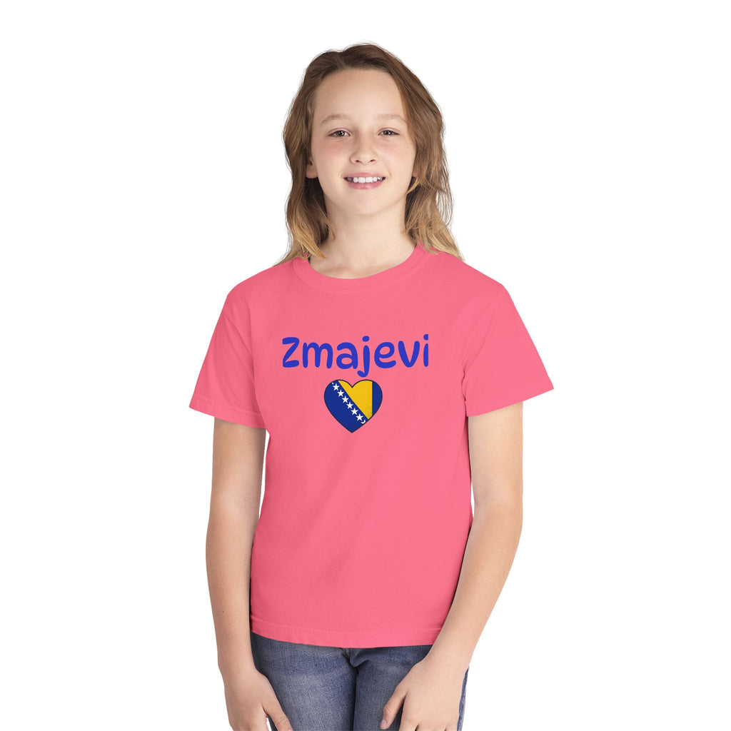 Youth Tee — "Zmajevi" Bosnia Heart Kids T-shirt
