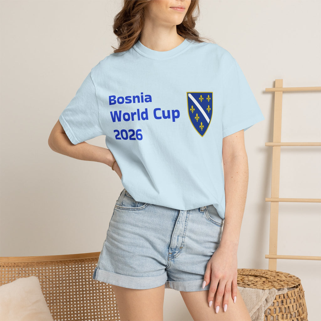 Bosnia World Cup 2026 T-Shirt — Bosnia Crest Soccer Fan Tee