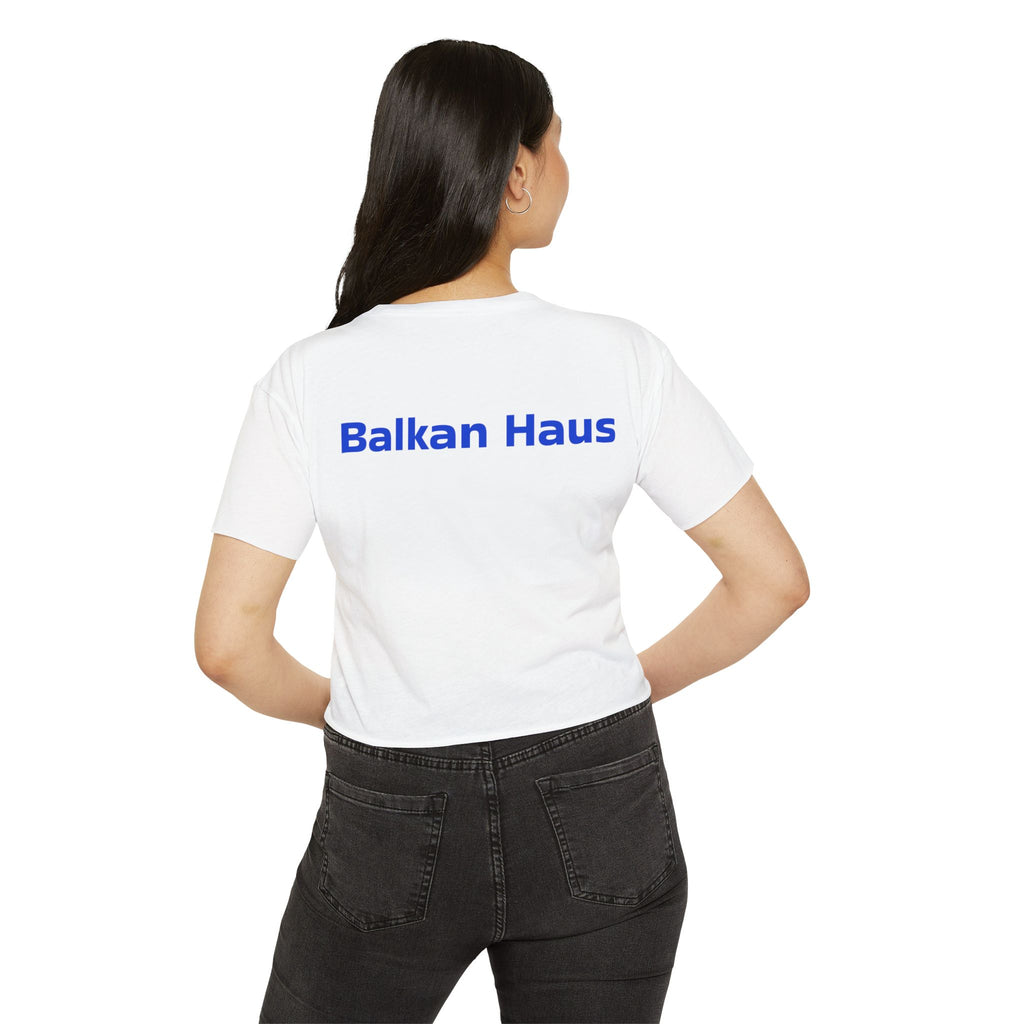 Bosnia World Cup 2026 Crop Top — Balkan Haus Festival Tee