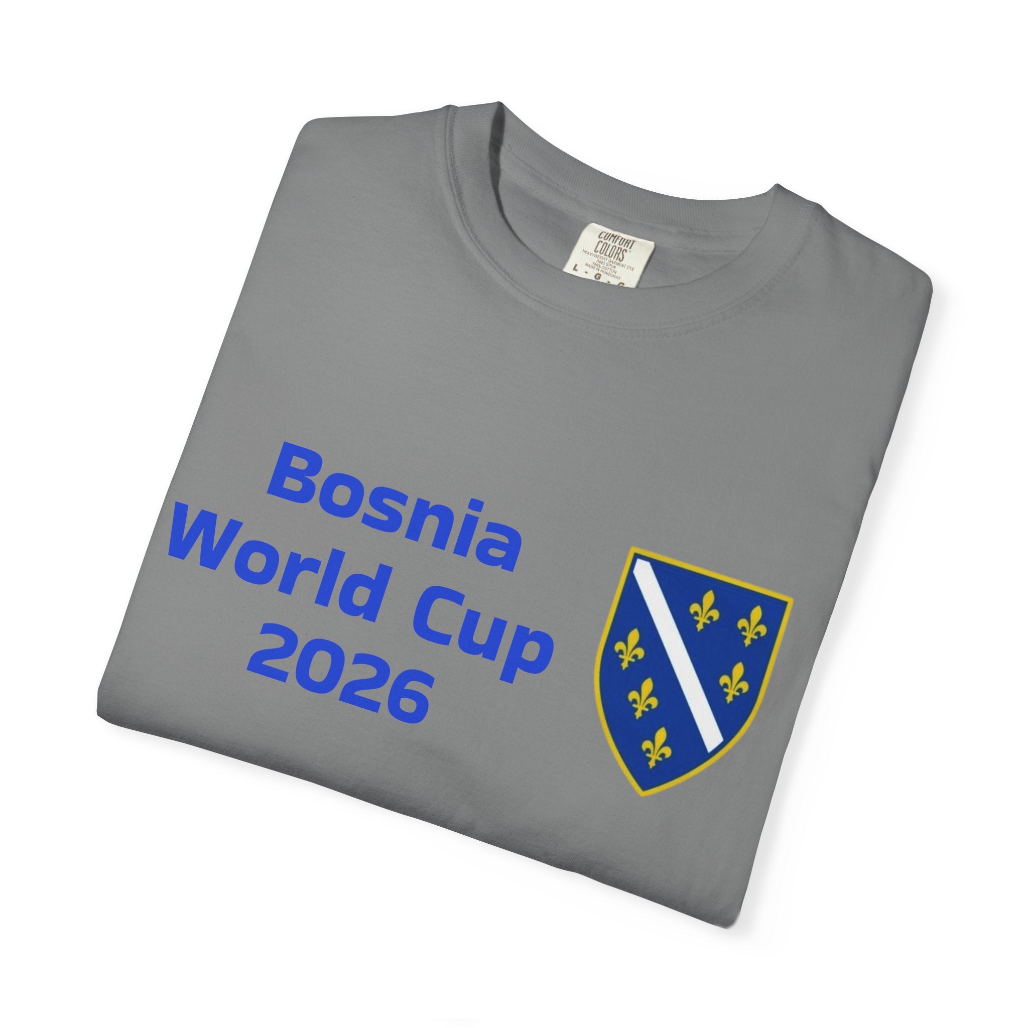 Bosnia World Cup 2026 T-Shirt — Bosnia Crest Soccer Fan Tee