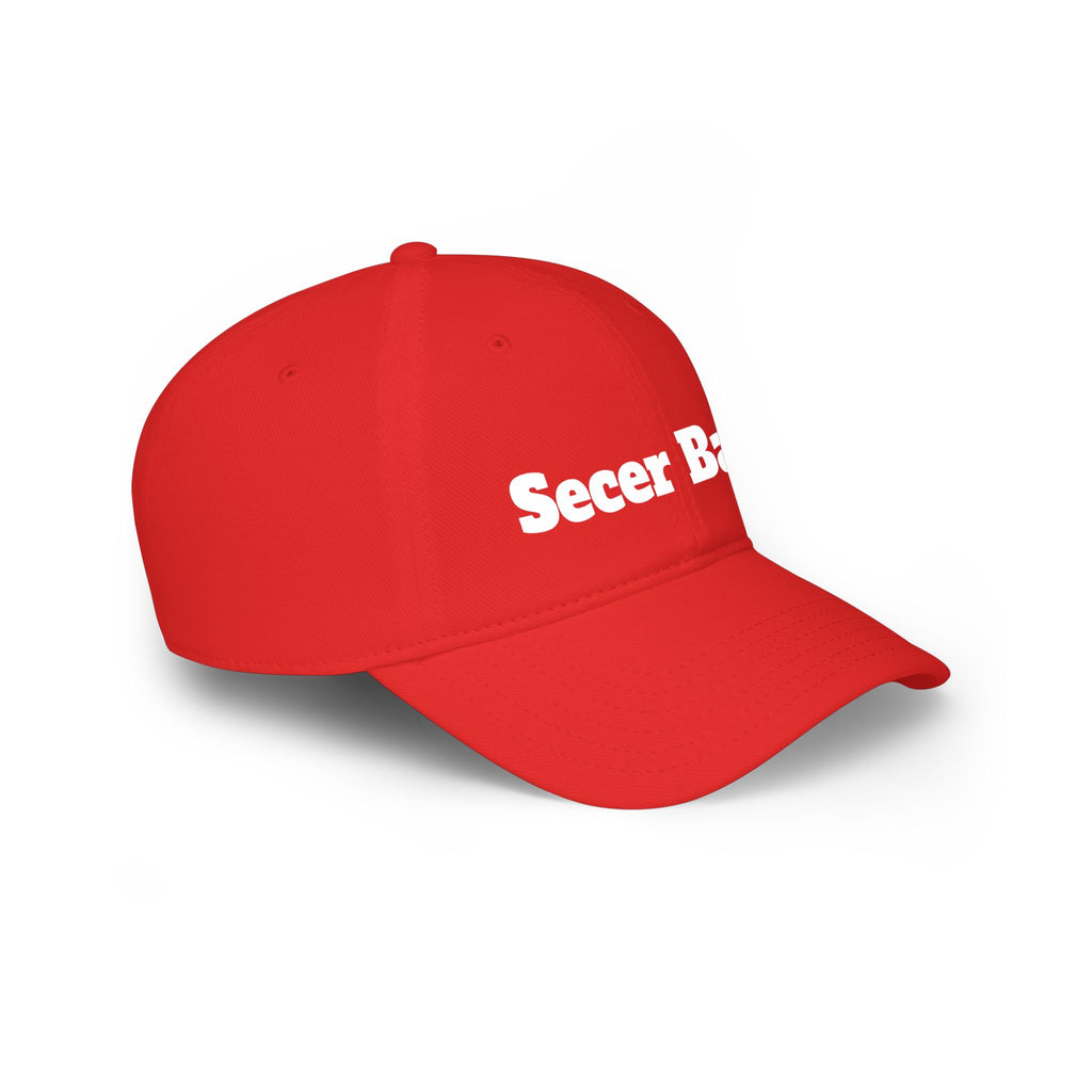 Secer Babo Embroidered Baseball Cap — Low Profile Red Hat