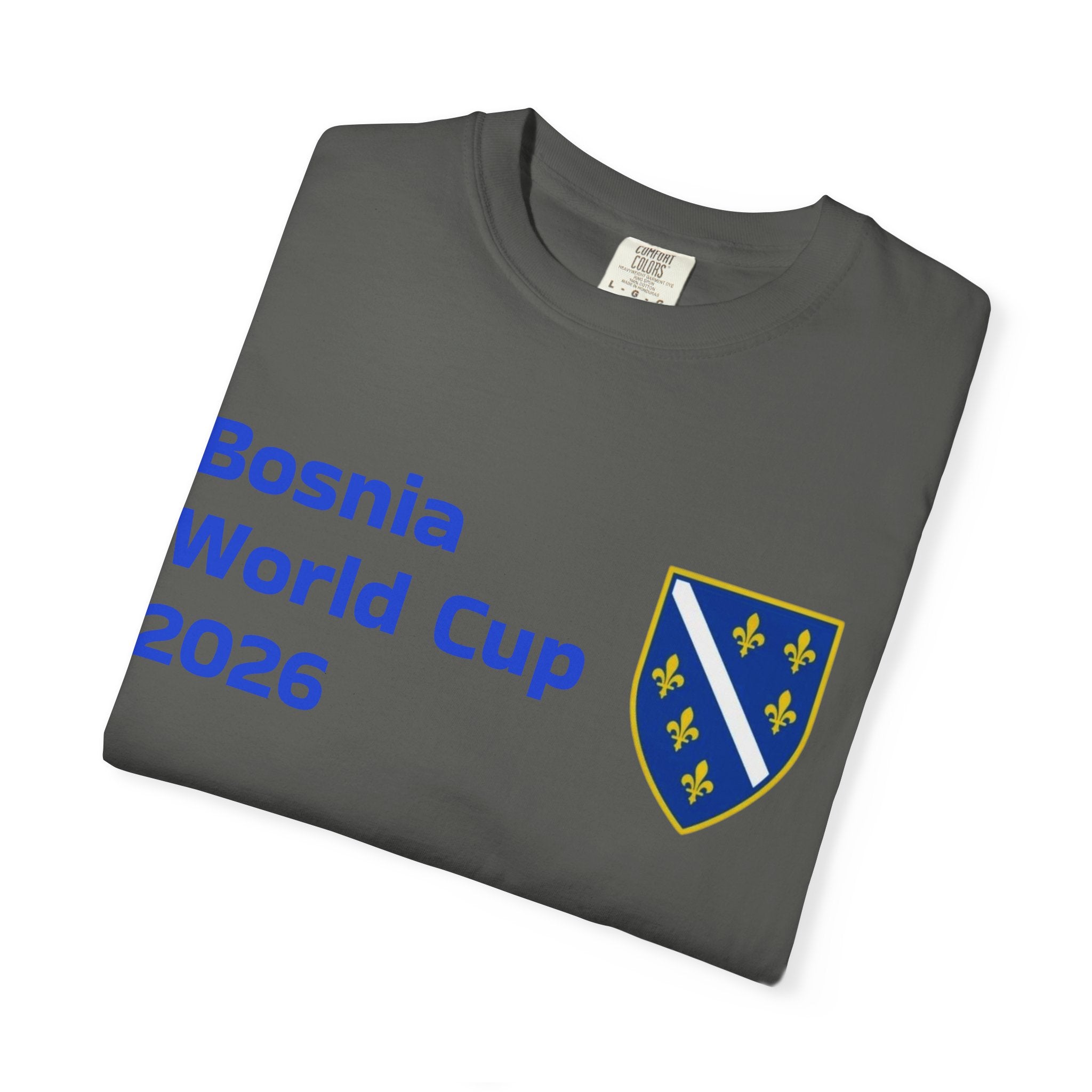 Bosnia World Cup 2026 T-Shirt — Bosnia Crest Soccer Fan Tee