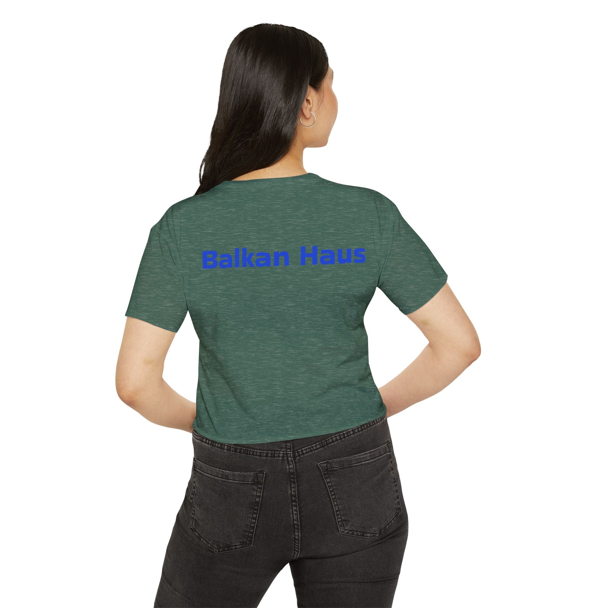 Bosnia World Cup 2026 Crop Top — Balkan Haus Festival Tee