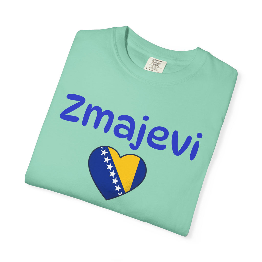 Zmajevi Heart T-Shirt – Bosnian Flag Pride Tee (Balkan Haus)
