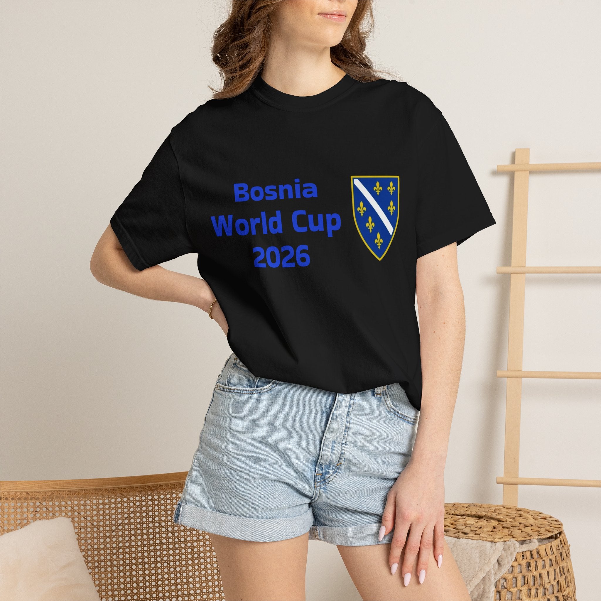 Bosnia World Cup 2026 T-Shirt — Bosnia Crest Soccer Fan Tee