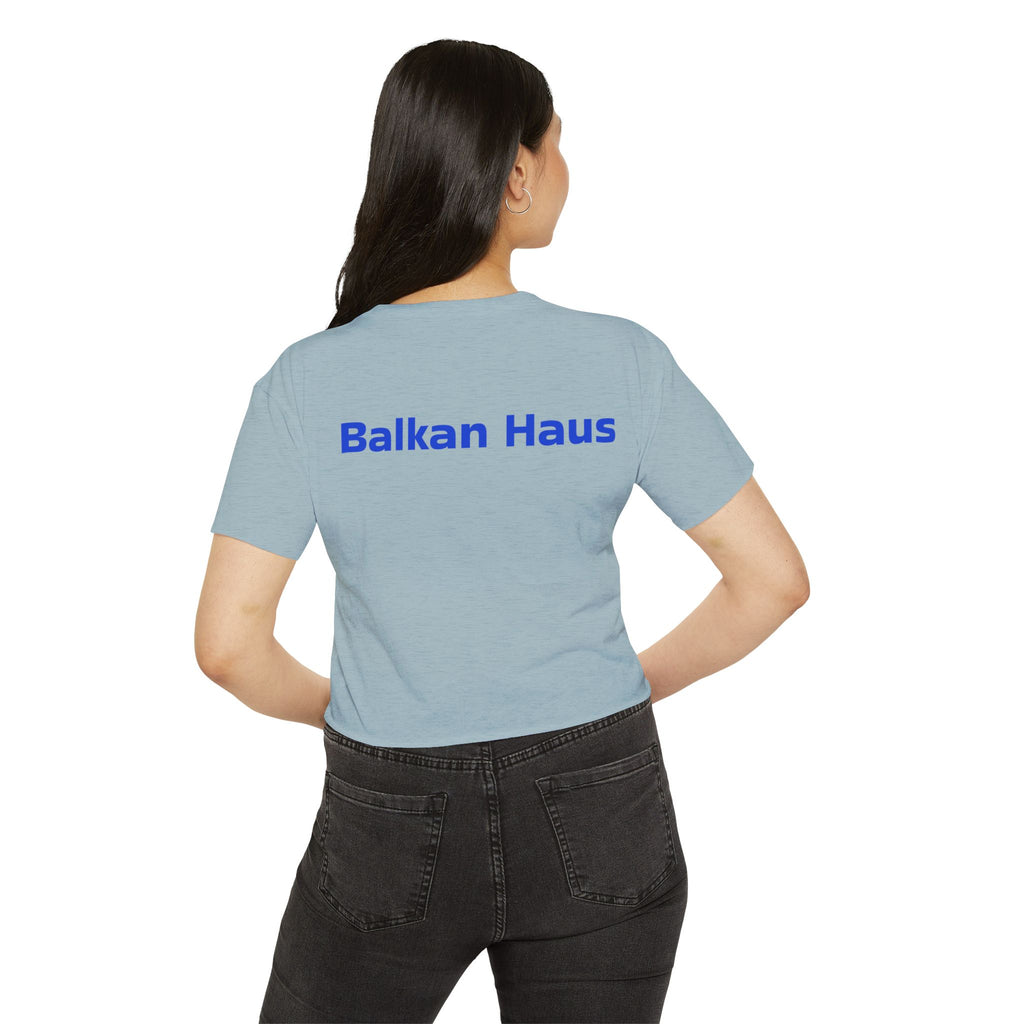 Bosnia World Cup 2026 Crop Top — Balkan Haus Festival Tee