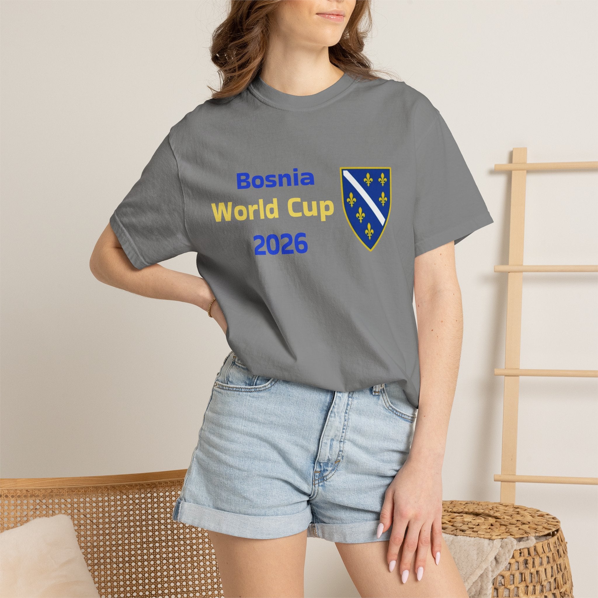 Bosnia World Cup 2026 T-Shirt – Bosnia Crest Soccer Fan Tee