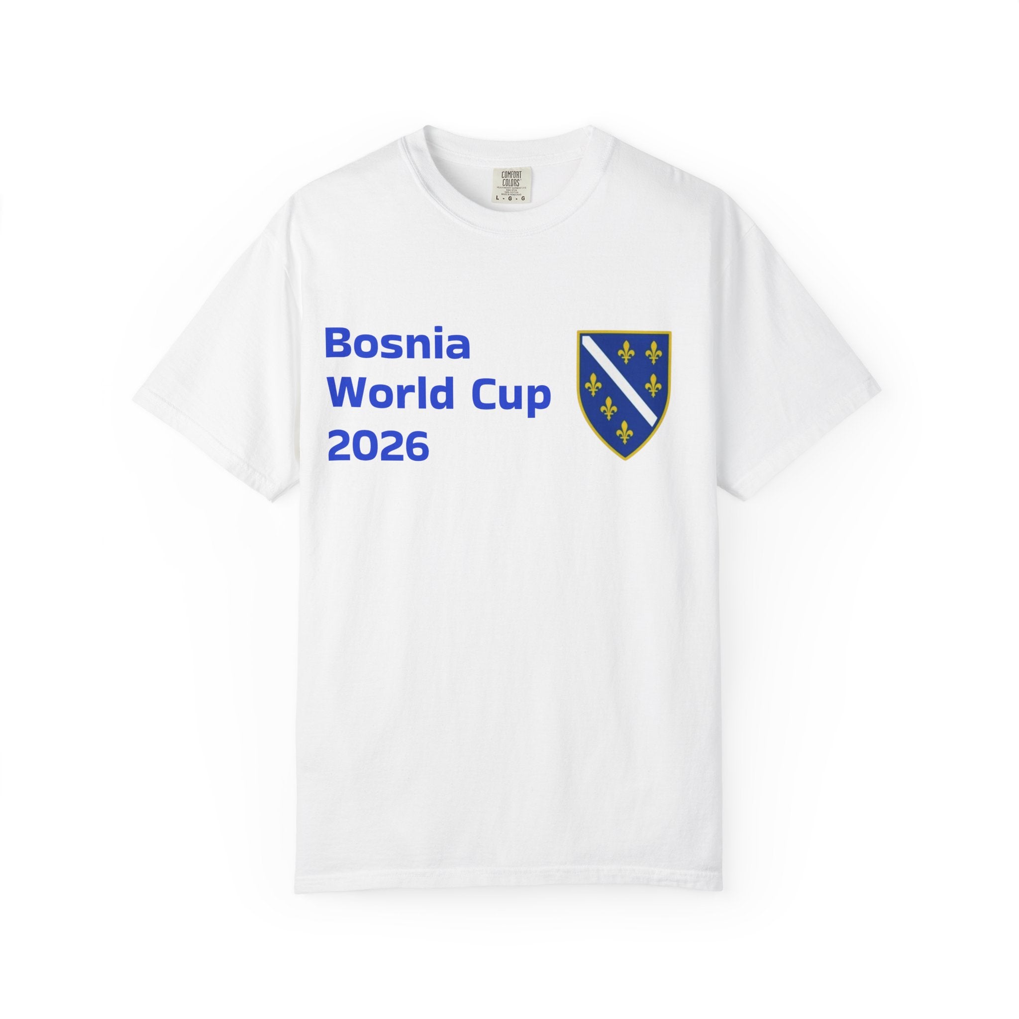 Bosnia World Cup 2026 T-Shirt — Bosnia Crest Soccer Fan Tee