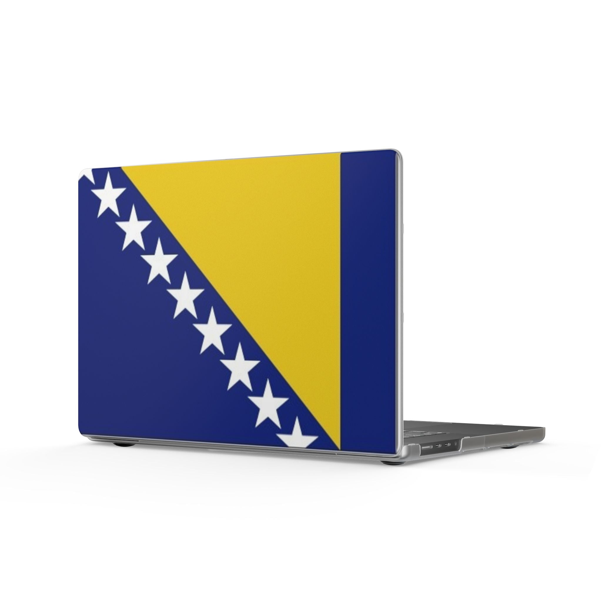 Bosnia Flag MacBook Case — Matte Laptop Cover with Bosnian Flag Design