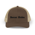 Secer Babo Trucker Cap — Embroidered Funny Phrase Snapback Hat