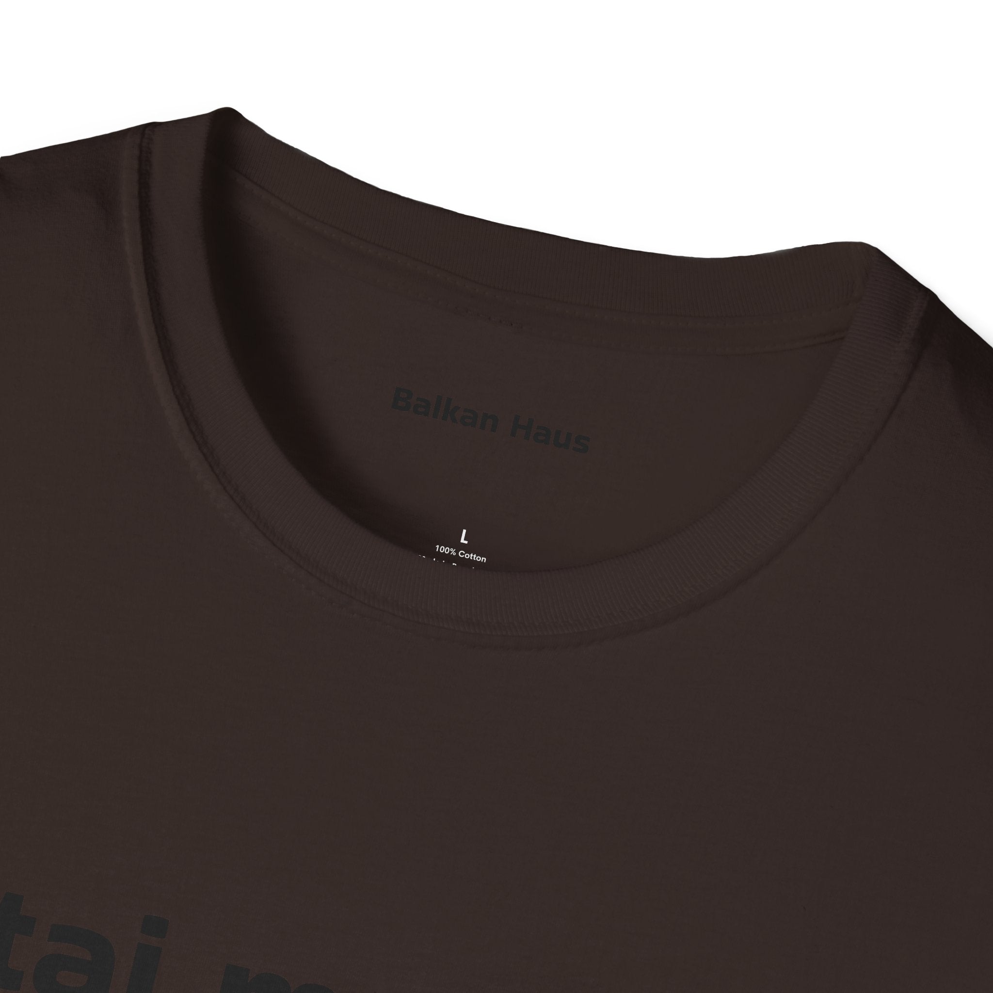'Giftaj me beboo' Balkan Haus T-Shirt — Funny Bosnian Phrase Tee