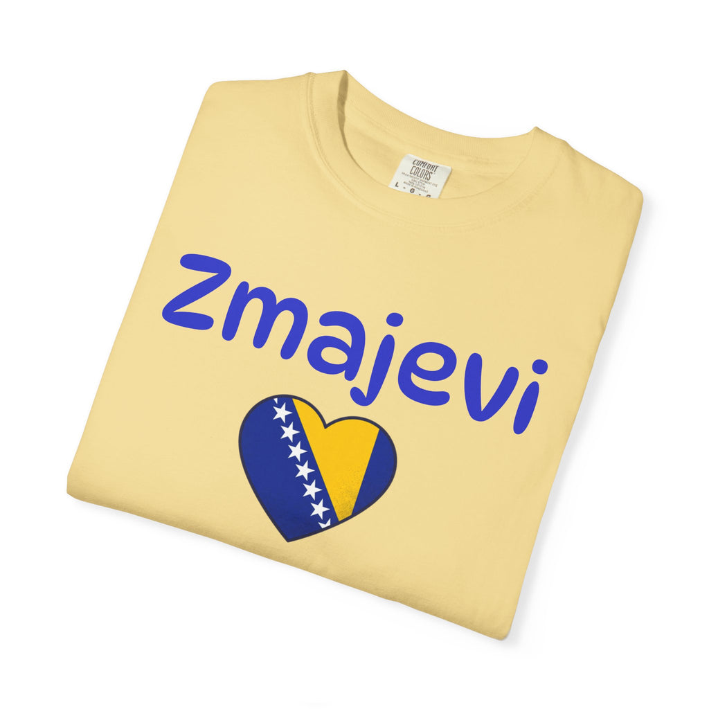 Zmajevi Heart T-Shirt – Bosnian Flag Pride Tee (Balkan Haus)